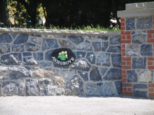 Ashgrove Cottage Entrance Sign